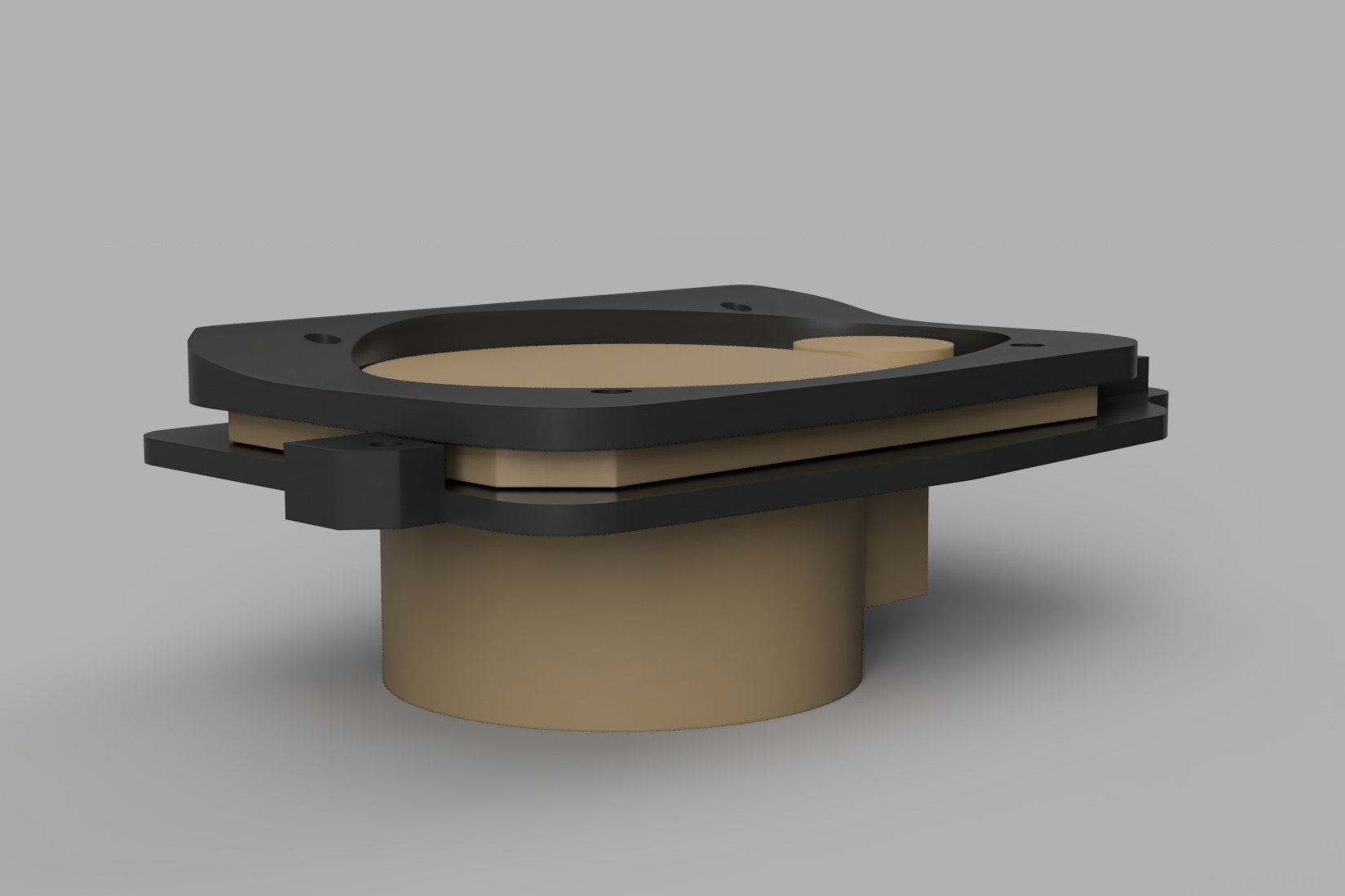 C3 Front Dash 4x6 Speaker Bracket