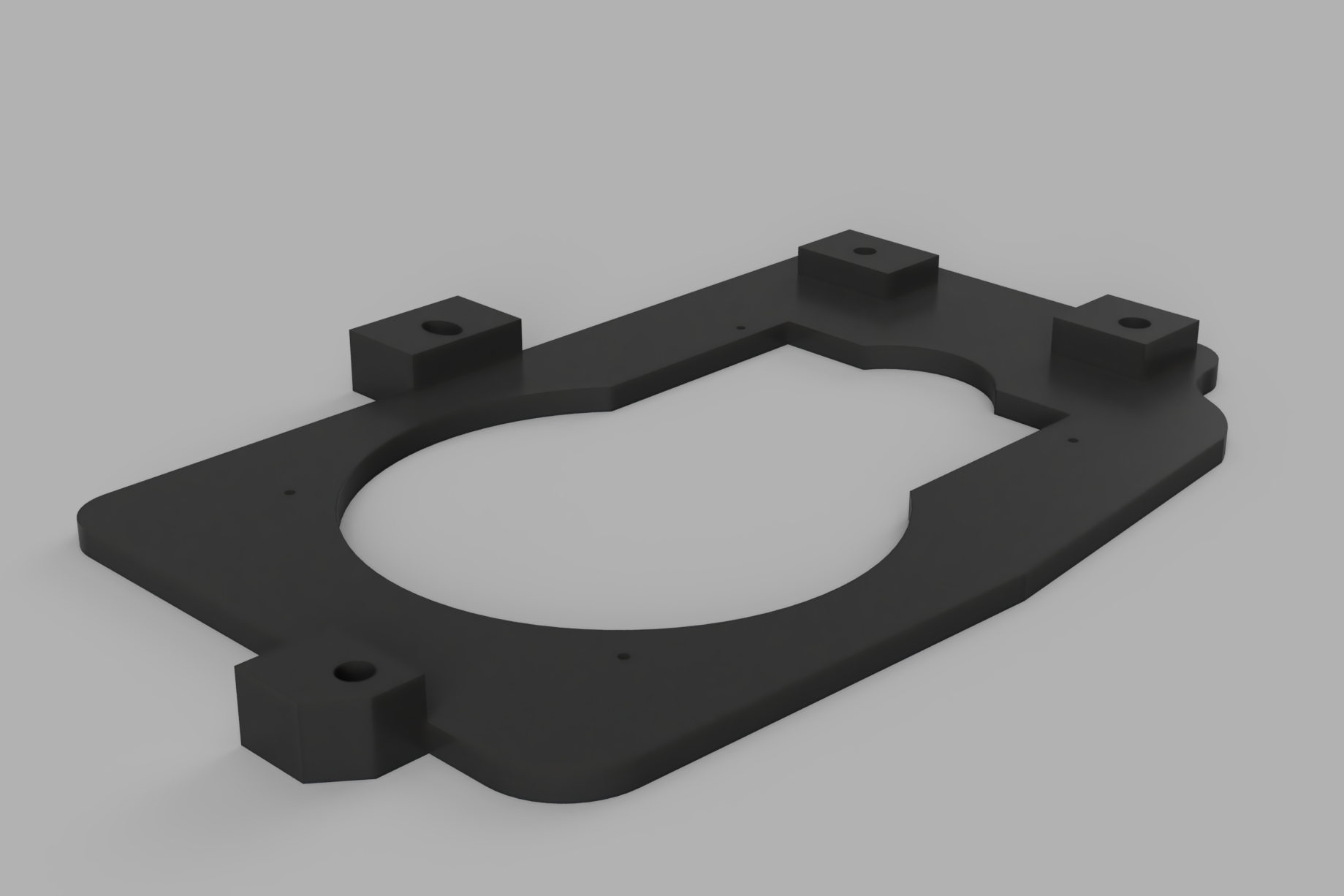 C3 Front Dash 4x6 Speaker Bracket