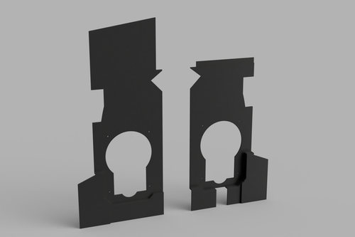 C3 Kick Panel 4x6 Speakers Bracket