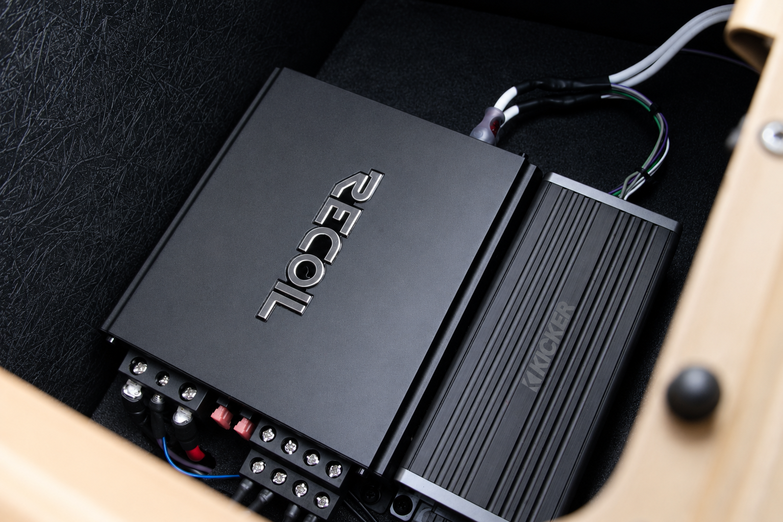 Corvette C3 Rear Compartment Amplifier/DSP & Fuse Holder